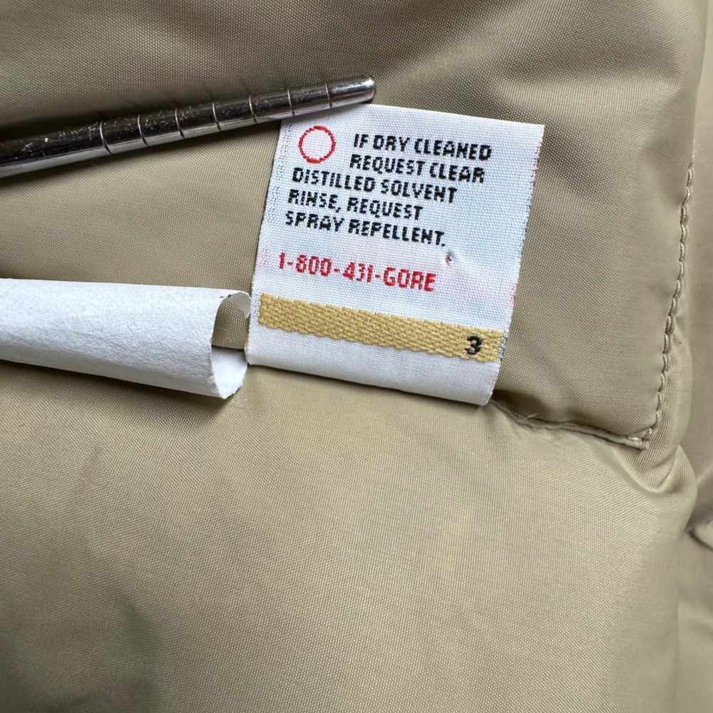 Vintage LL Bean Maine Wardens Parka Gore-Tex Down Green Mens XL NO HOOD 80s - Picture 9 of 9